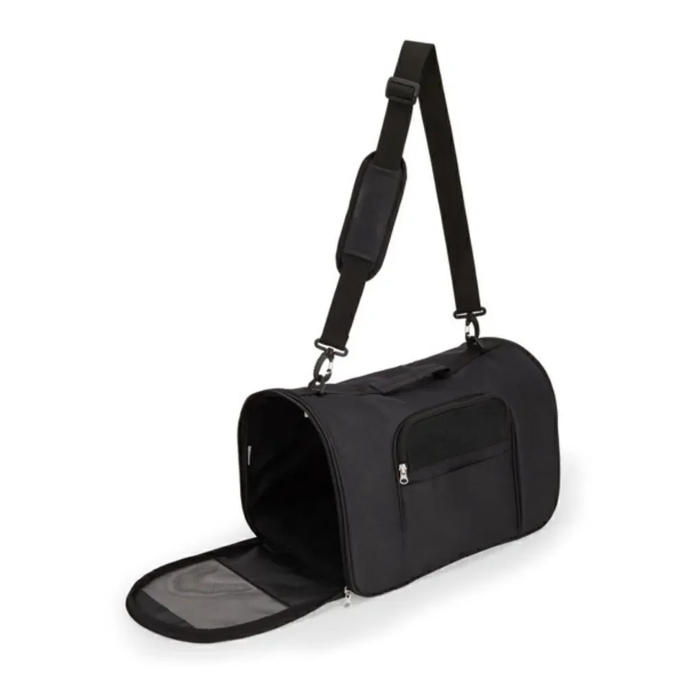 EveryYay Going Places To Go Black Pet Carrier, Small